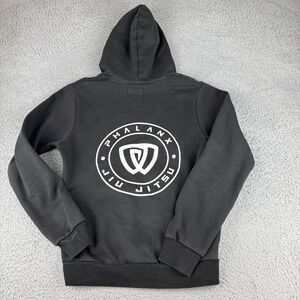PHALANX MMA Jiu Jitsu Hoodie‎ Men's Small Black Long Sleeve Pullover Sweatshirt